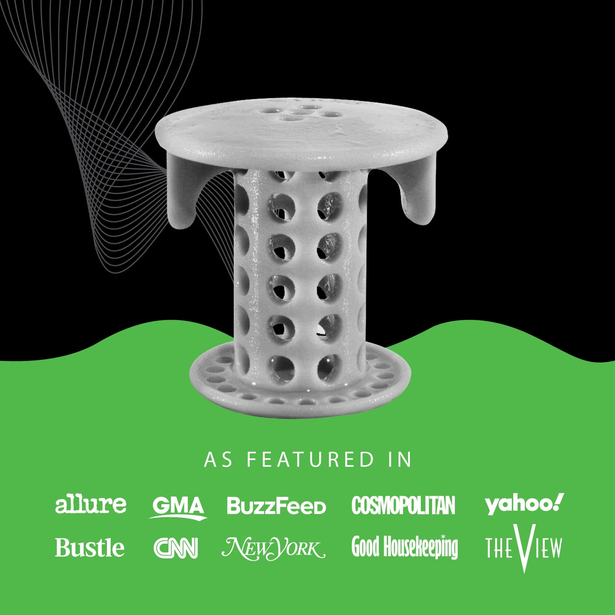 SinkShroom® (Gray) The Hair Catcher That Prevents Clogged Bathroom Sink Drains - Image 8
