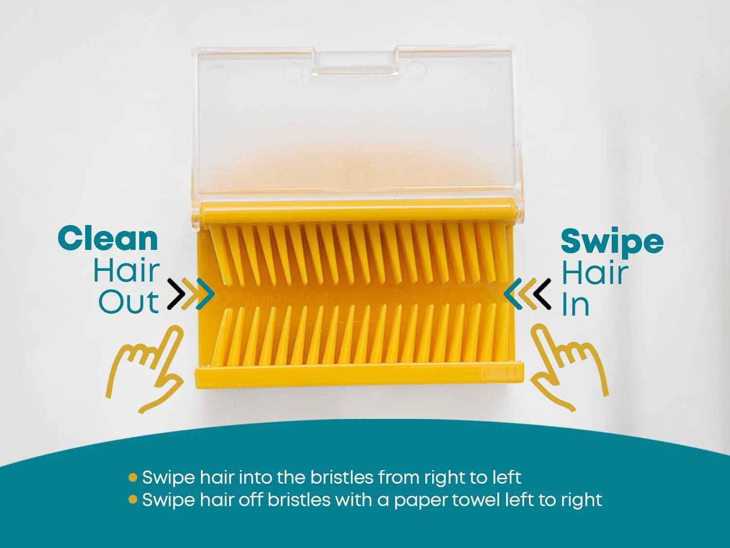 HairShroom Reusable Shower & Bathtub Wall Hair Catcher Hair Grabber Snare - Image 10