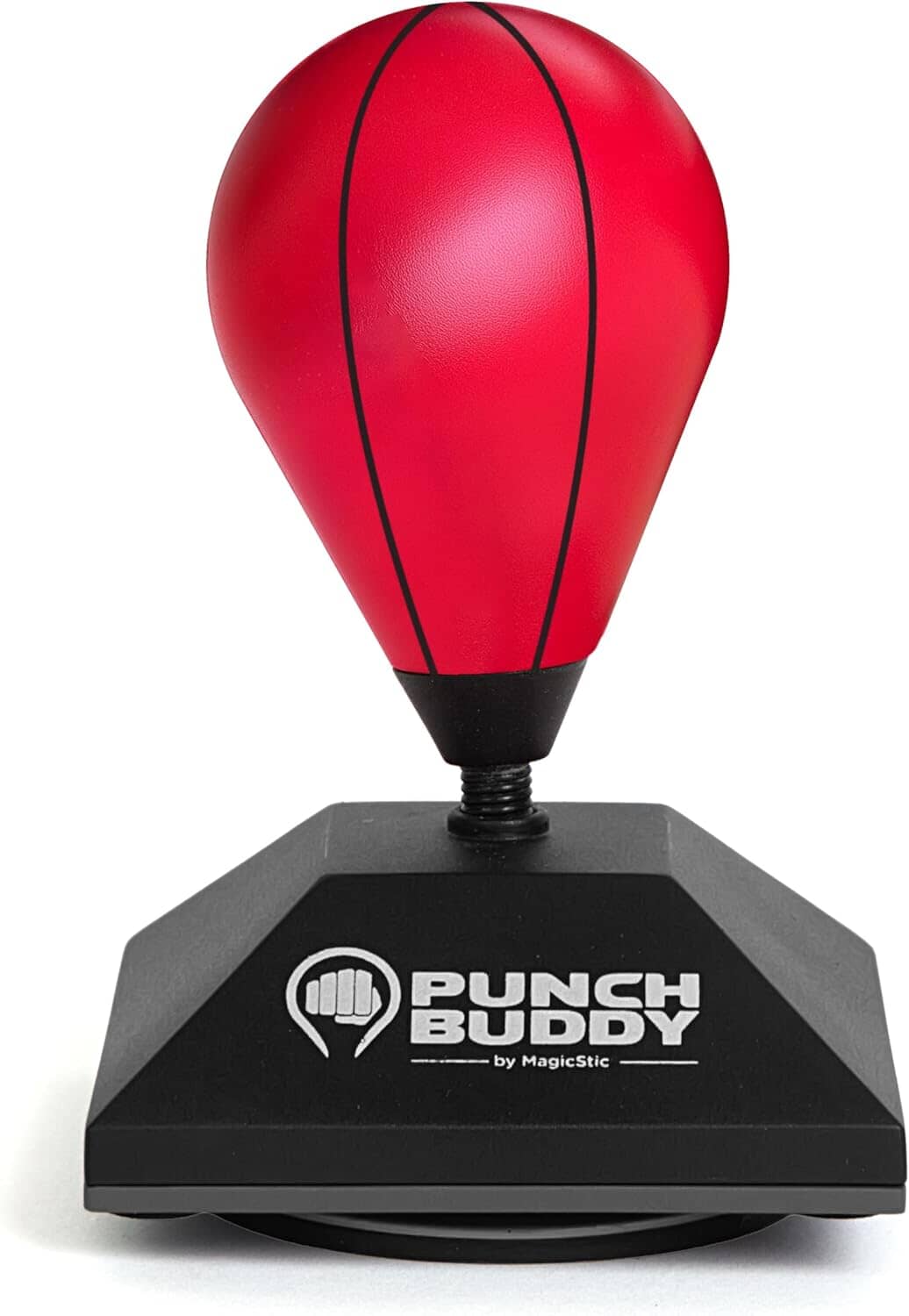 Punch Buddy Mini Desktop Punching Bag - Desk Fidget Toy for Stress Relief, Focus & Fun - Patented Suction Cup Base