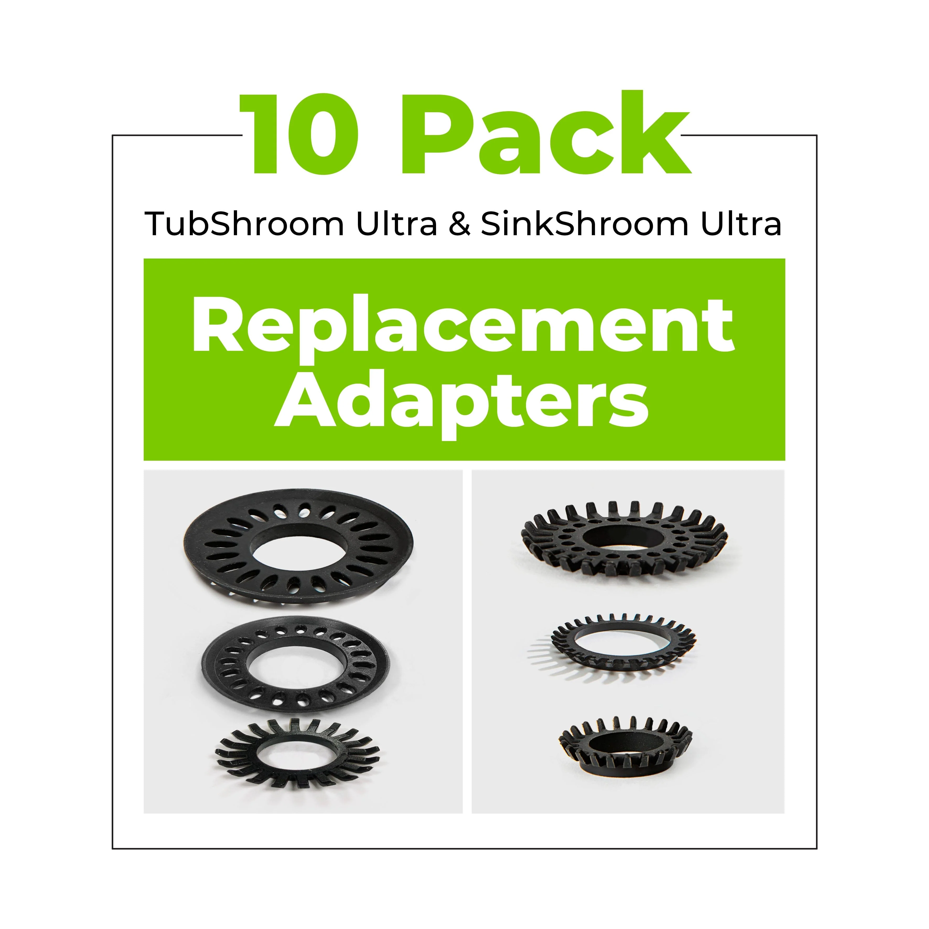 Replacement Adapters Pack for TubShroom Ultra and SinkShroom Ultra - Image 4