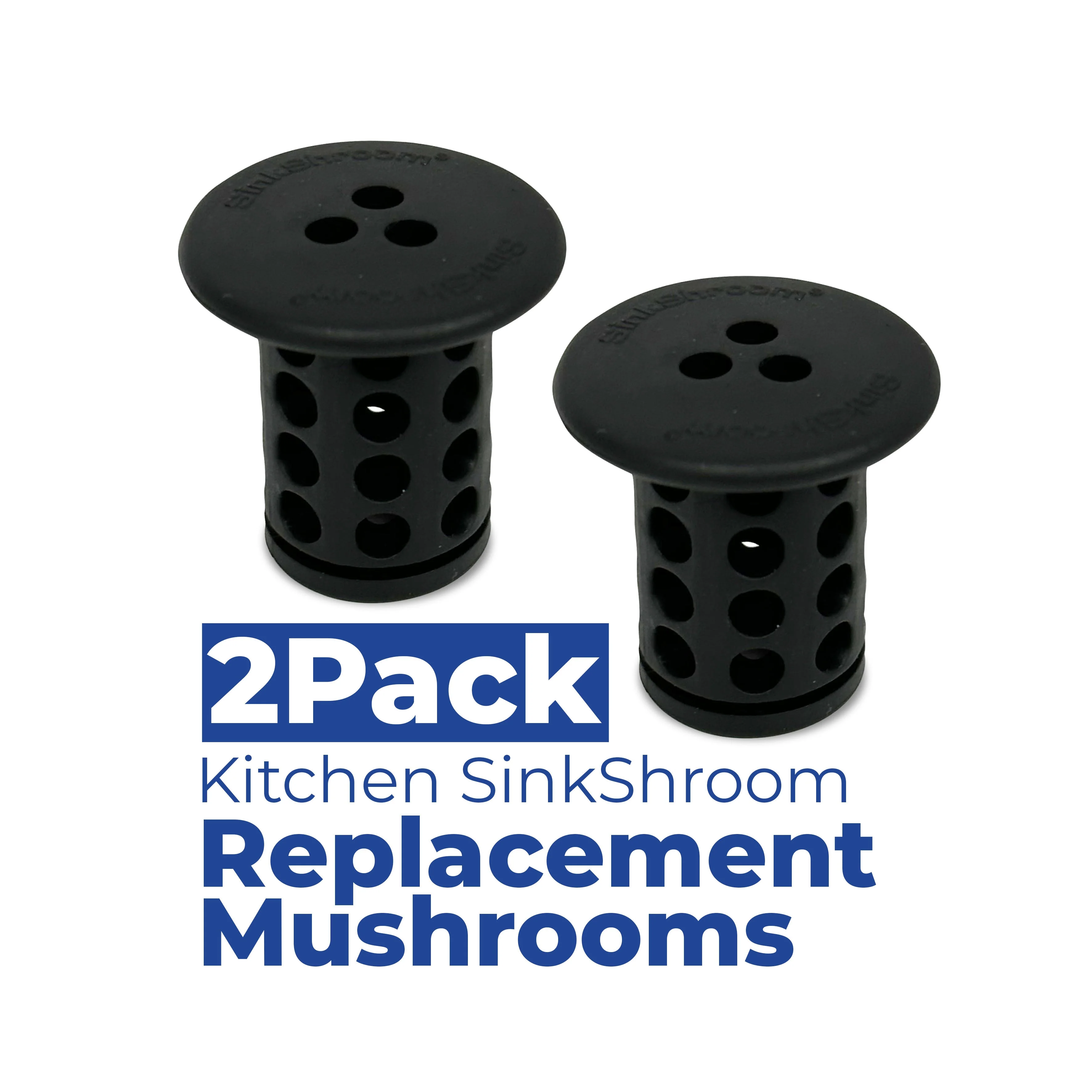 TubShroom Kitchen SinkShroom Replacement Mini Mushroom Inserts, Silicone Center Adapter Replacements for Kitchen SinkShroom, 2 Pack - Image 3