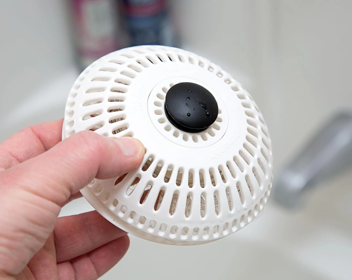ShowerShroom Stealth Shower Hair Drain Catcher - Hair Stopper for Shower Drain, Bathtub, and Bathroom Sink - Image 8