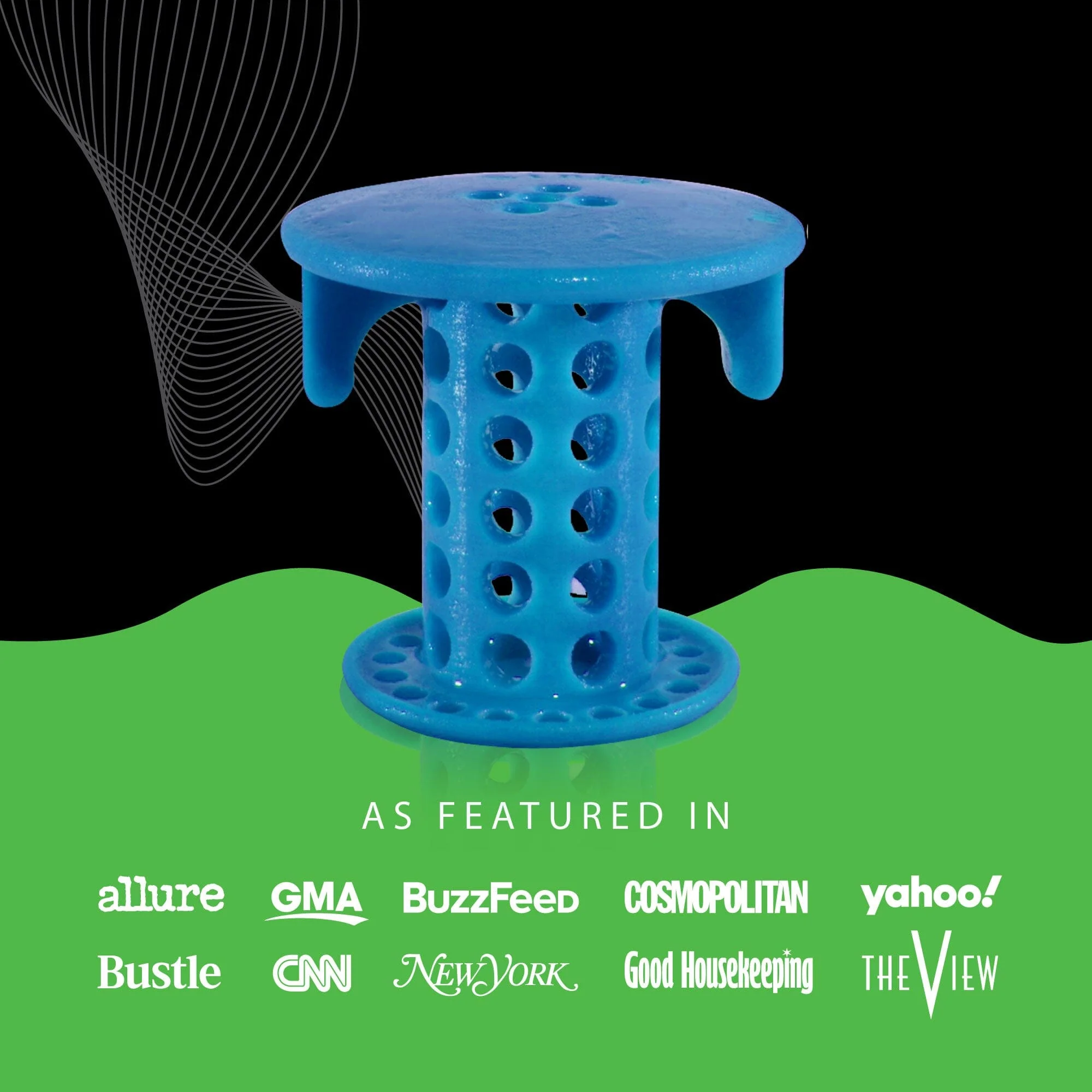 SinkShroom® (Blue) The Hair Catcher That Prevents Clogged Bathroom Sink Drains - Image 8