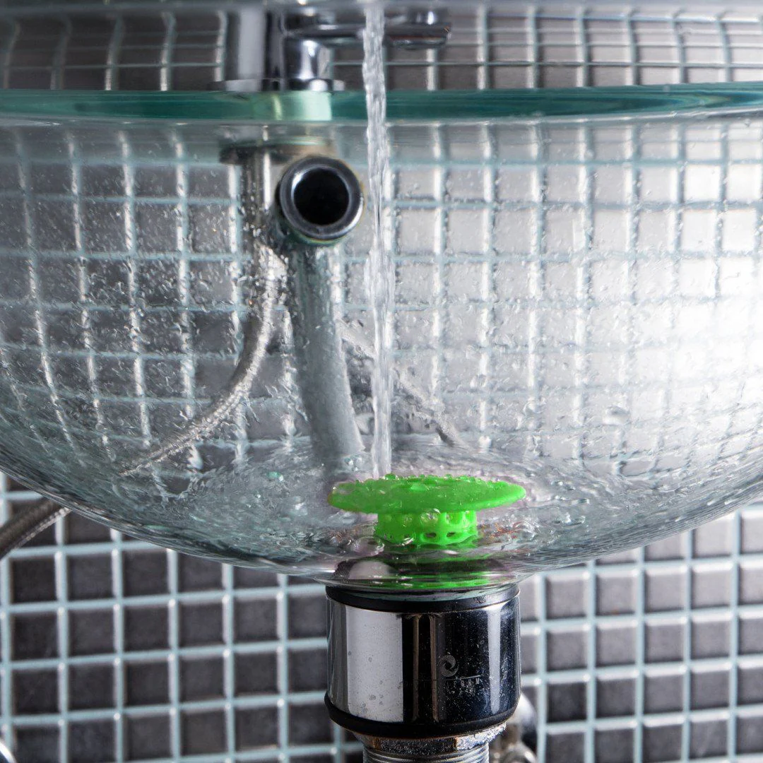 SinkShroom® (Green) The Hair Catcher That Prevents Clogged Bathroom Sink Drains - Image 6