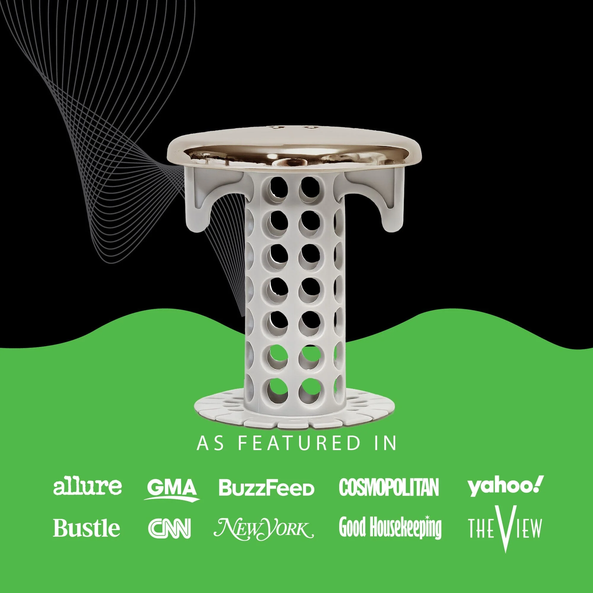 SinkShroom (Nickel Edition) The Hair Catcher That Prevents Clogged Bathroom Sink Drains - Image 8