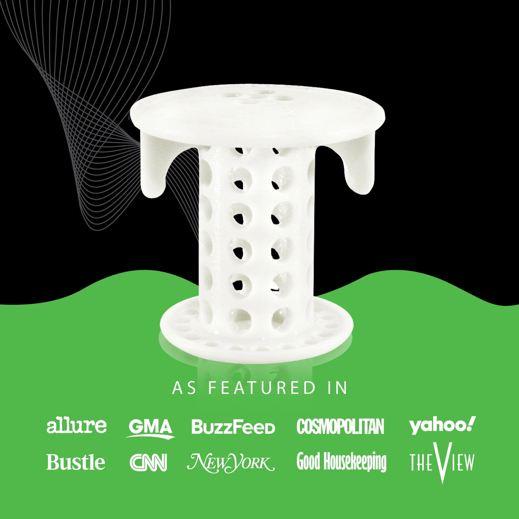 SinkShroom® (White) The Hair Catcher That Prevents Clogged Bathroom Sink Drains - Image 8