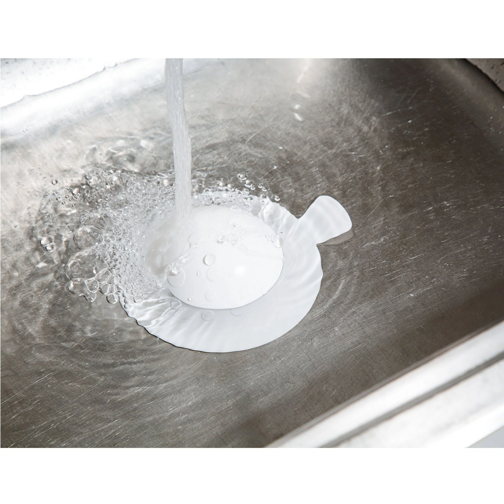 StopShroom (White) Universal Stopper Cover for Bathtub, Bathroom, and Kitchen Drains - Image 4