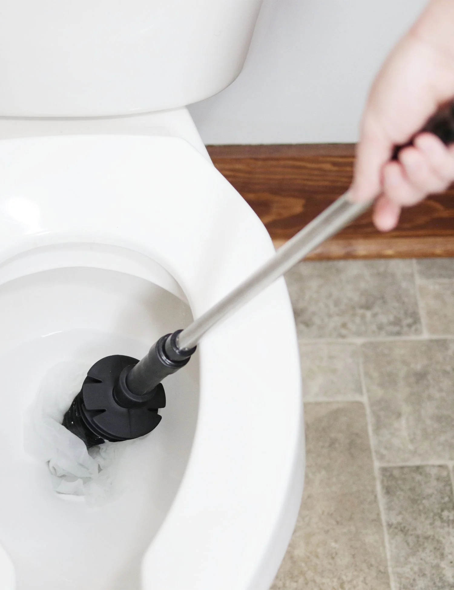 ToiletShroom (Black) Toilet Plunger that Unclogs Toilets in Seconds - Image 3