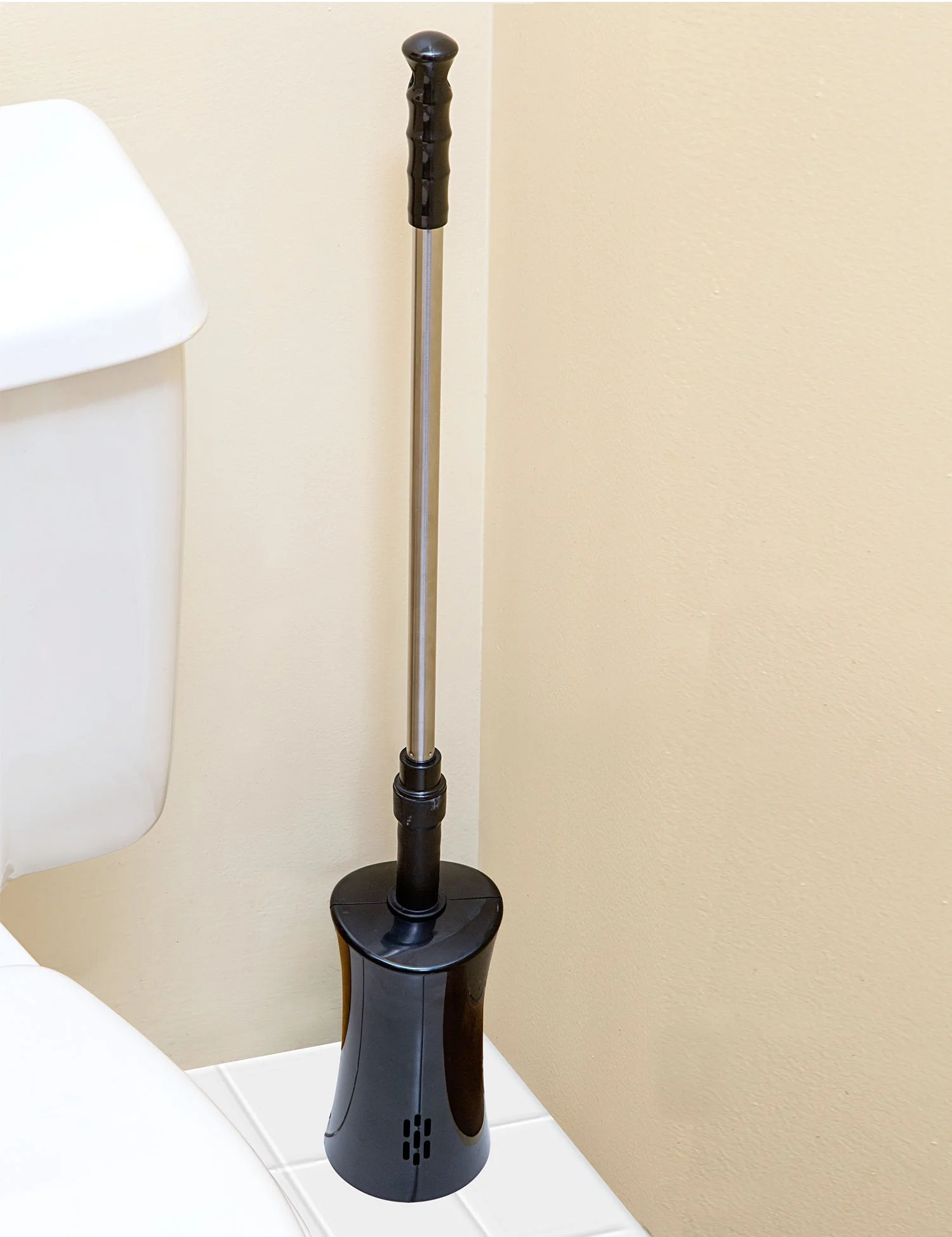 ToiletShroom (Black) Toilet Plunger that Unclogs Toilets in Seconds - Image 5