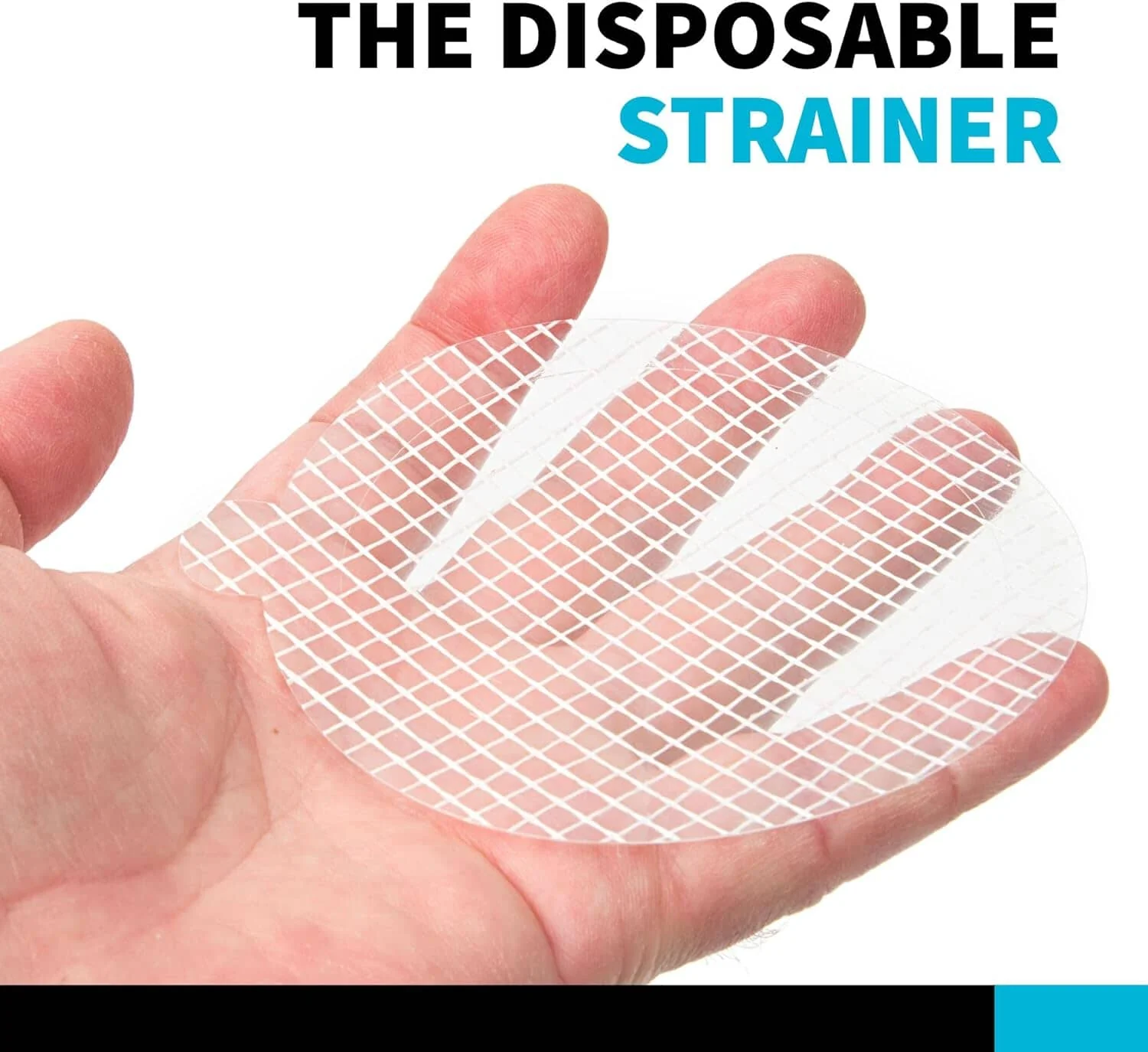 TubShroom 10 Pack Disposable Drain Cover - Hair Catcher Mesh Sticker Strainers for Shower, Bathtub, and Bathroom - Hair Catcher Sticker Drain Protector - 2 Month Supply - Image 3