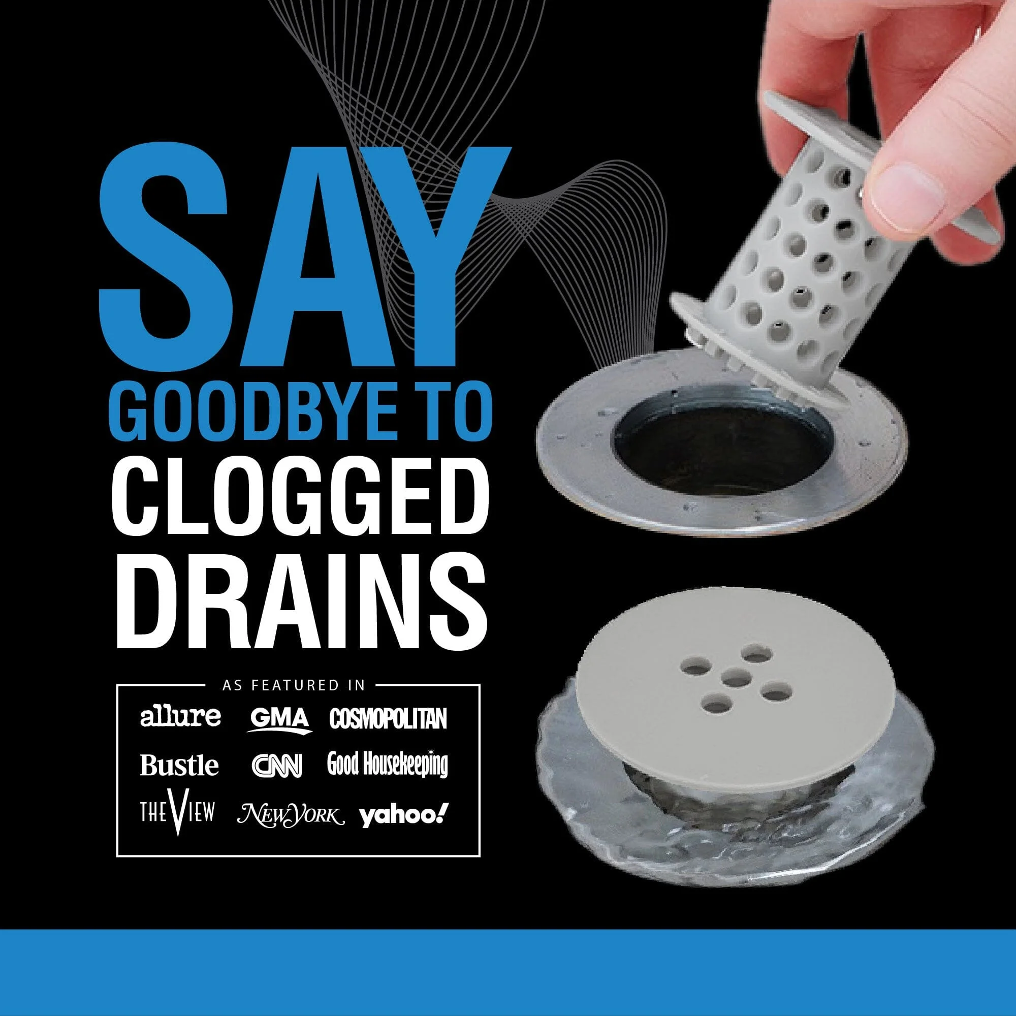 TubShroom (Gray) The Hair Catcher That Prevents Clogged Tub Drains - Image 3